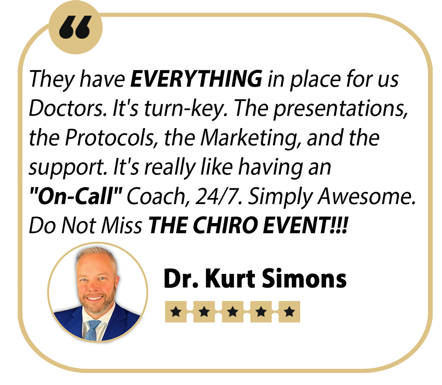 Dr. Kurt Simons Testimonial